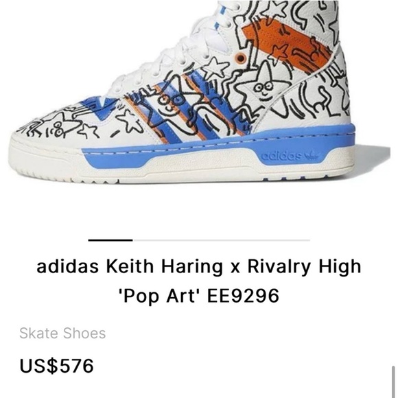 adidas Keith Haring x Rivalry High 'Pop Art' EE9296 Men’s 7 - Picture 13 of 13